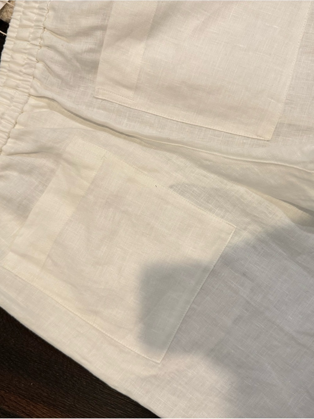 ZARA Women’s White Linen Linen Pants - Picture 6 of 6